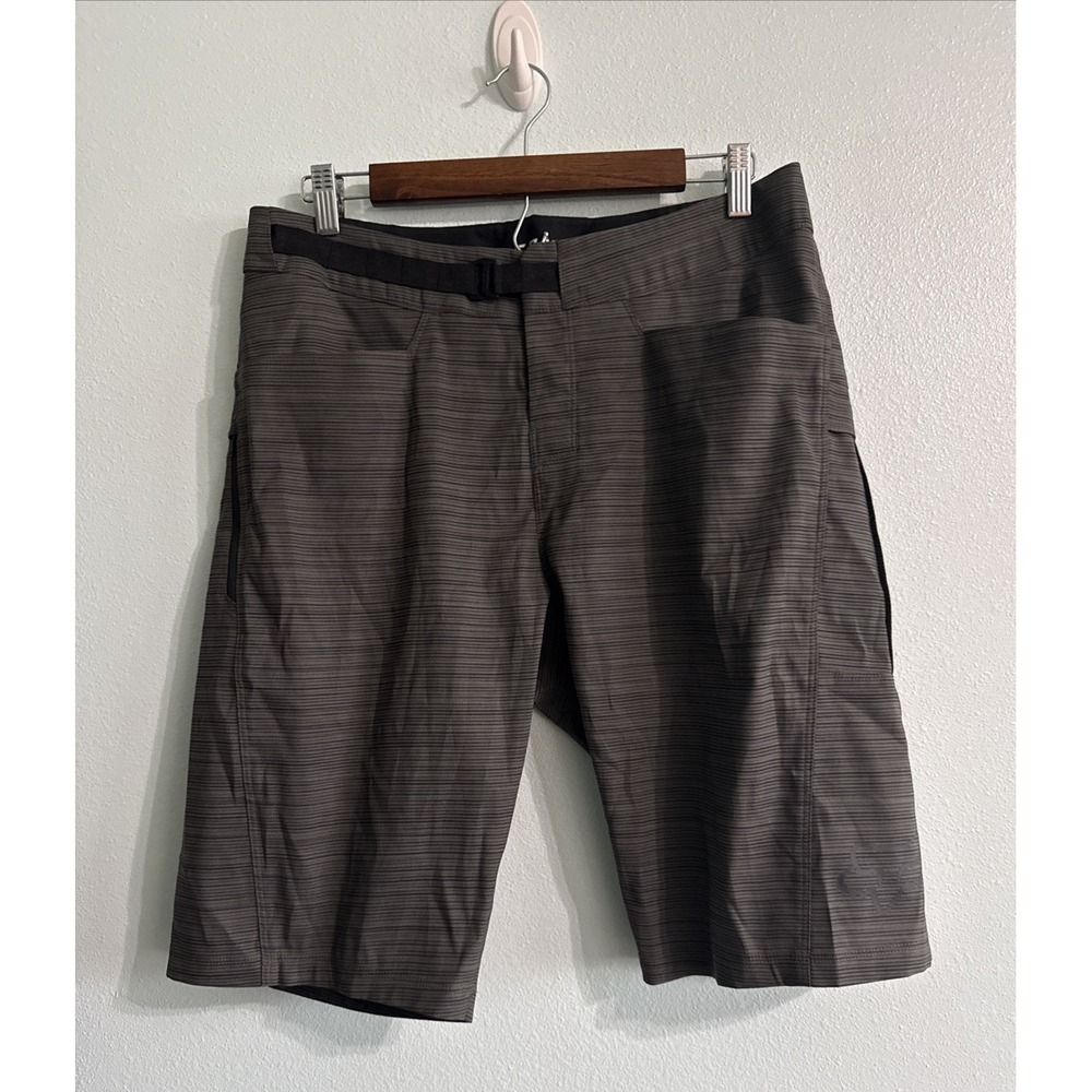 Fox Racing Ranger Cargo Mountain Bike Shorts Mens Gray Heather Zip Pocket Sz 32
